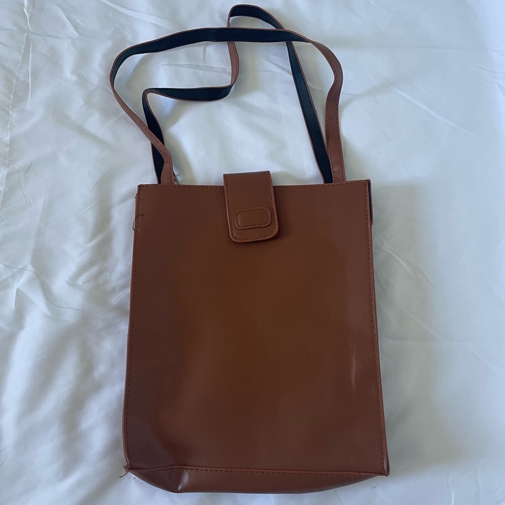 Faux Leather Tote